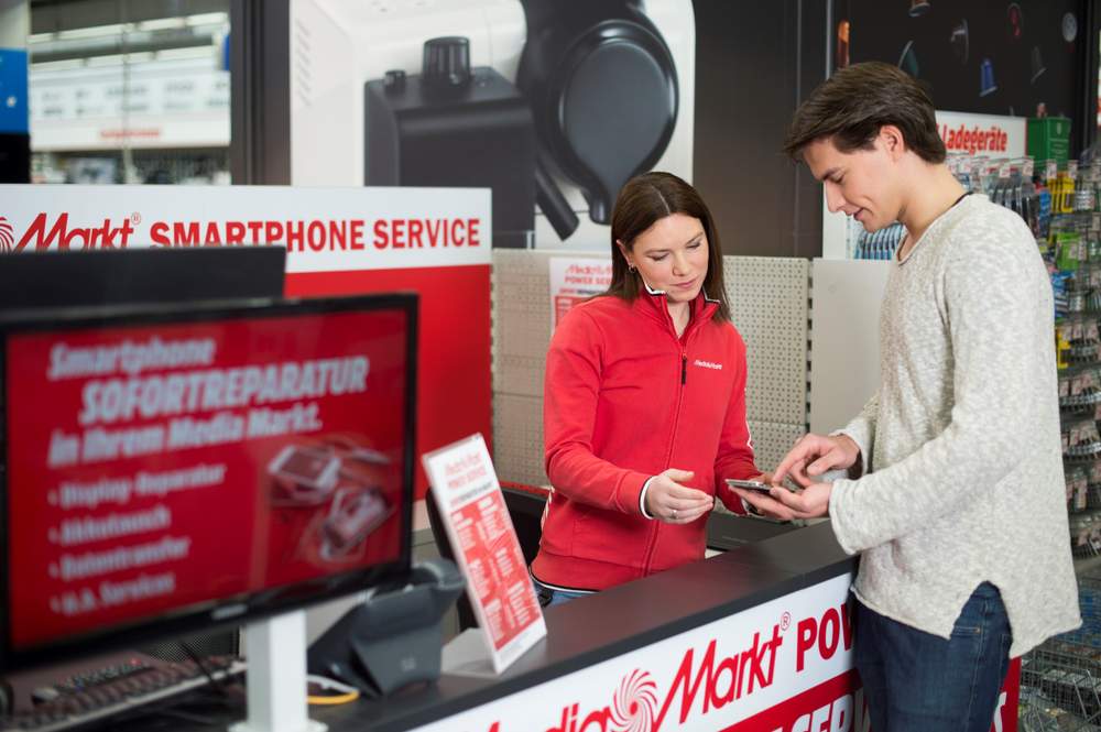 MediaMarkt Smartphone Sofort Reparatur